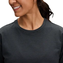 Women's BD Stripe Crop Short Sleeve Tee