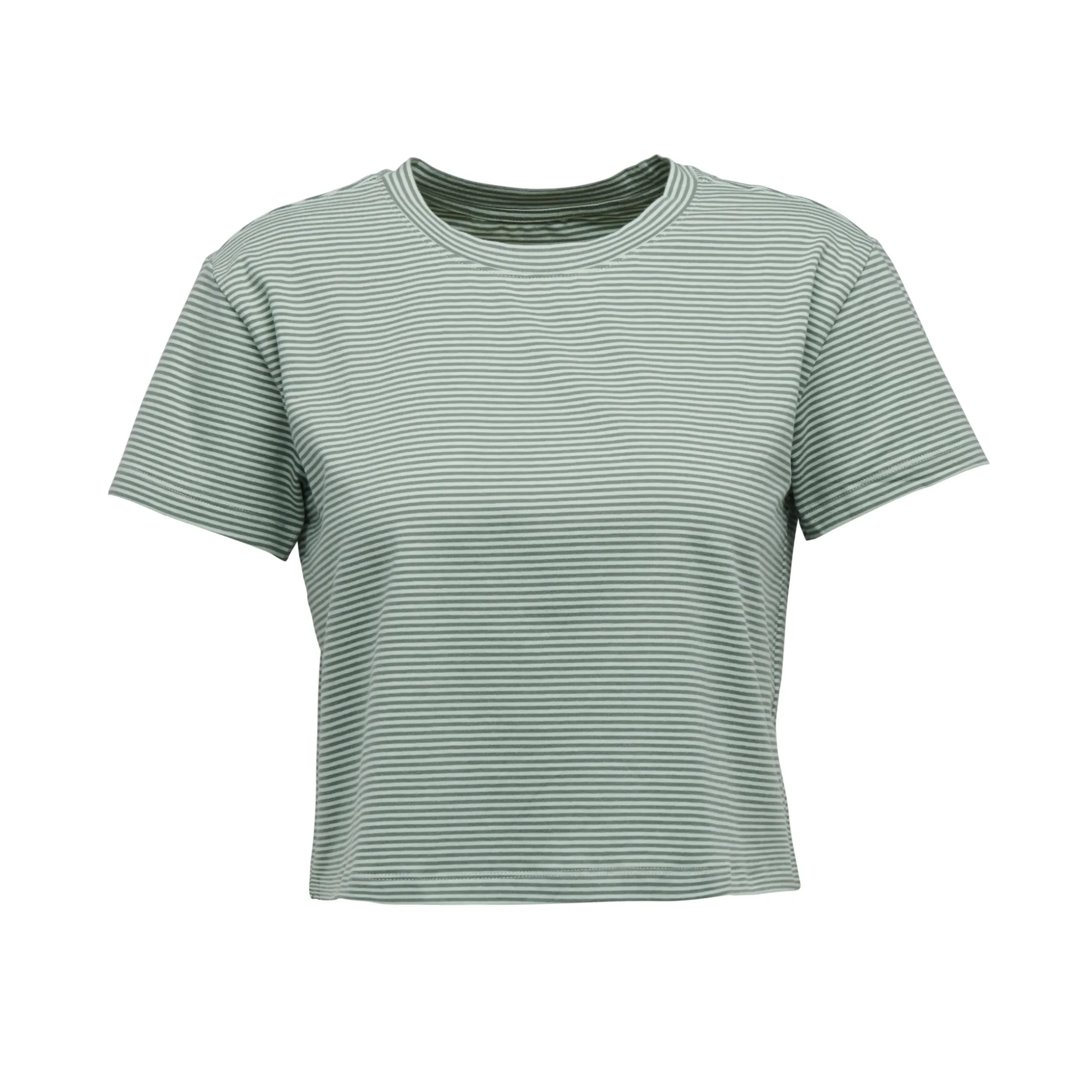 Women's BD Stripe Crop Short Sleeve Tee