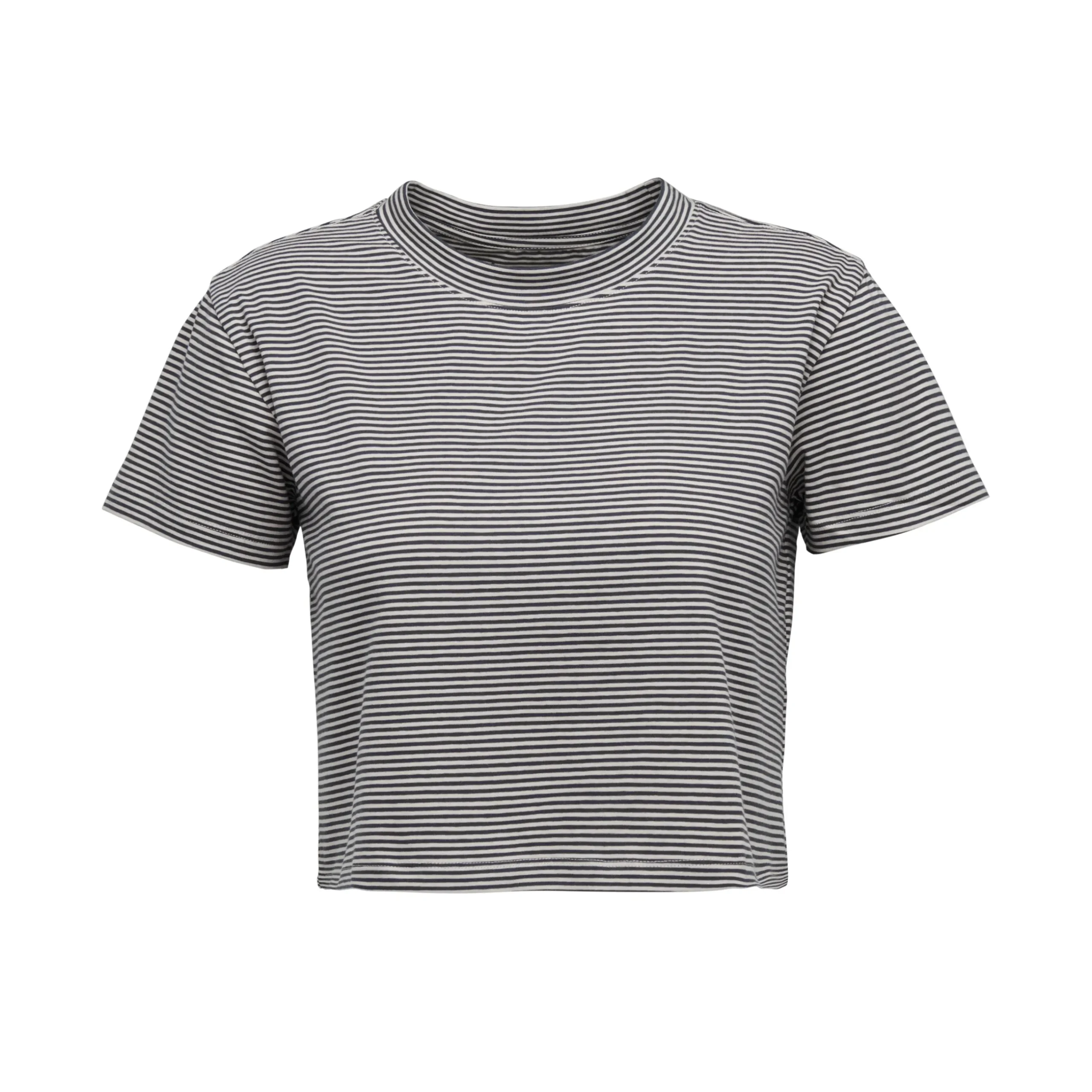 Women's BD Stripe Crop Short Sleeve Tee