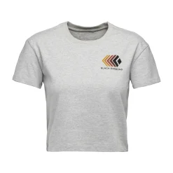 Women's Faded Crop Short Sleeve Tee