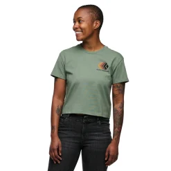 Women's Faded Crop Short Sleeve Tee