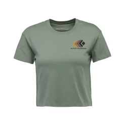 Women's Faded Crop Short Sleeve Tee
